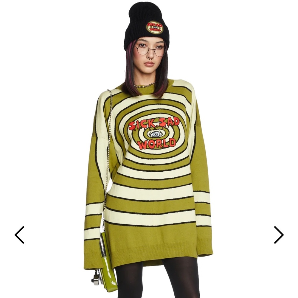 Dolls Kill Daria Sick Sad World Oversized Sweater